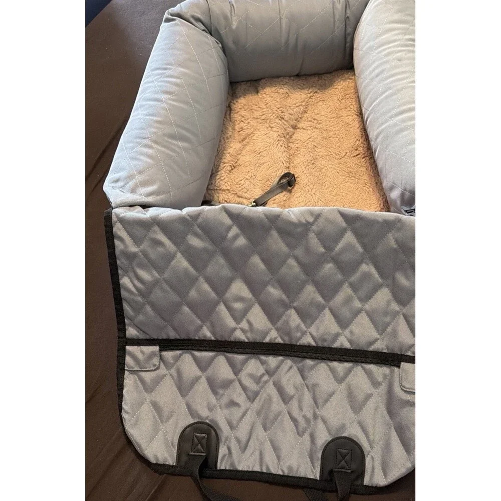Dog Car Seat Booster 2-in-1 Pet Car seat Indoor Lounge Comfortable Cozy Couch
